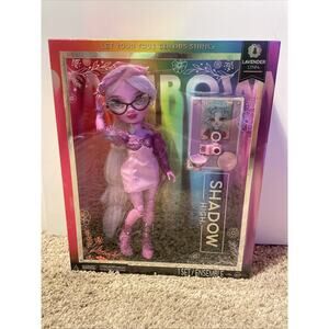 Rainbow High Lavender Lynn Fashion Doll Shadow High Purple 11" Accessories NEW